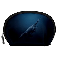 Blue Whales Accessory Pouch (large) by goljakoff