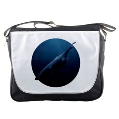 Blue Whales Messenger Bag by goljakoff