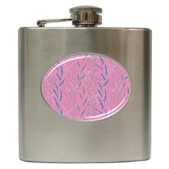 Undersea World  Plants And Starfish Hip Flask (6 Oz) by SychEva