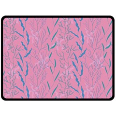 Undersea World  Plants And Starfish Double Sided Fleece Blanket (large)  by SychEva