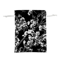 Fleurs De Cerisier Noir & Blanc Lightweight Drawstring Pouch (m) by kcreatif