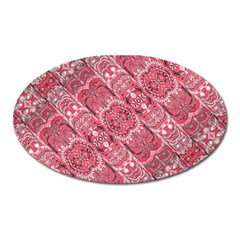 Fancy Ornament Pattern Design Oval Magnet by dflcprintsclothing