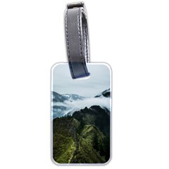 Green Mountain Luggage Tag (two Sides) by goljakoff