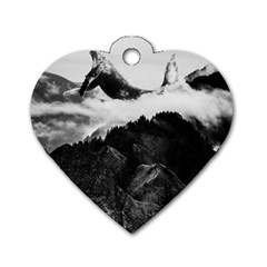 Whales Dream Dog Tag Heart (two Sides) by goljakoff