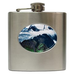 Whales Peak Hip Flask (6 Oz) by goljakoff