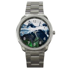 Whales Peak Sport Metal Watch by goljakoff