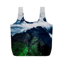 Whales Peak Full Print Recycle Bag (m) by goljakoff