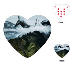 Whale Lands Playing Cards Single Design (heart) by goljakoff