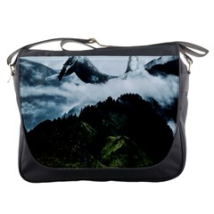 Whale Lands Messenger Bag by goljakoff