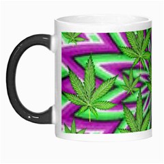 Purple, White, Green, Marijuana, Leaves, Cbdoilprincess  5de76707-e767-40d0-a70d-e7c36407f0a3 Morph Mugs by CBDOilPrincess1