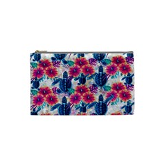 Tropical Flowers Turtles Cbdoilprincess 9a8efa63-1b6b-4226-a85c-858859e581d8 Cosmetic Bag (small) by CBDOilPrincess1