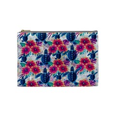 Tropical Flowers Turtles Cbdoilprincess 9a8efa63-1b6b-4226-a85c-858859e581d8 Cosmetic Bag (medium) by CBDOilPrincess1