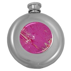 My Pour Cup Painting 1 Cbdoilprincess B85ce3ba-6b55-4b89-b882-d6eeb79129ac Round Hip Flask (5 Oz) by CBDOilPrincess1