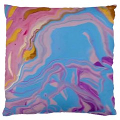 My Pour Cup Painting 7 0 Cbdoilprincess  C149feb1-a8f0-4fc5-9cab-9aea5d60a71c Large Flano Cushion Case (two Sides) by CBDOilPrincess1