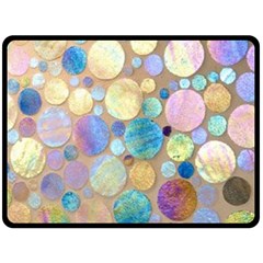 Tiles Cbdoilprincess Eb49aa06-f1b9-412e-836d-30c28dd8f7d9 Double Sided Fleece Blanket (large) 