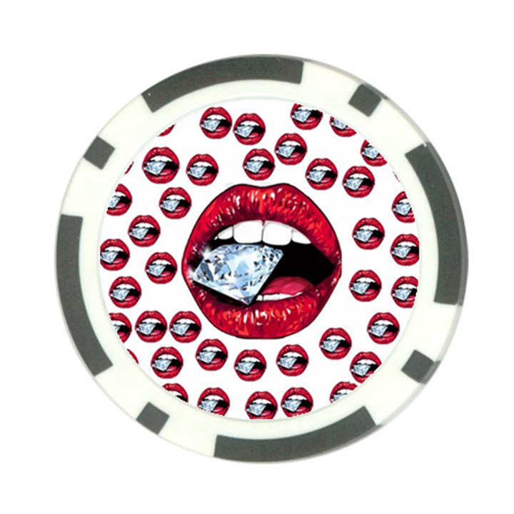 Lips Diamonds CBDOilPrincess  Df7357df-b45a-476d-b5b0-d19665f6de3f Poker Chip Card Guard (10 pack)