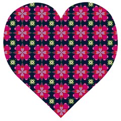 Pattern Of Hearts Wooden Puzzle Heart by SychEva