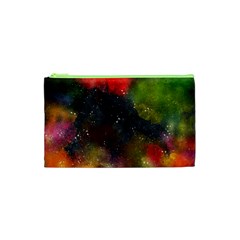 Abstract Paint Drops Cosmetic Bag (xs) by goljakoff