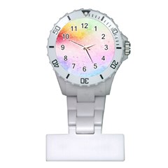 Rainbow Paint Plastic Nurses Watch by goljakoff