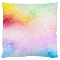 Rainbow Paint Standard Flano Cushion Case (one Side) by goljakoff