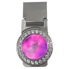 Purple Space Paint Money Clips (cz)  by goljakoff
