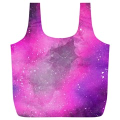 Purple Space Paint Full Print Recycle Bag (xl) by goljakoff