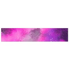 Purple Space Paint Small Flano Scarf by goljakoff