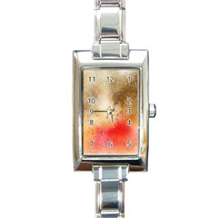 Gold Drops Rectangle Italian Charm Watch by goljakoff