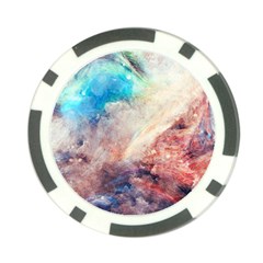 Abstract Galaxy Paint Poker Chip Card Guard (10 Pack)