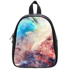 Abstract Galaxy Paint School Bag (small) by goljakoff