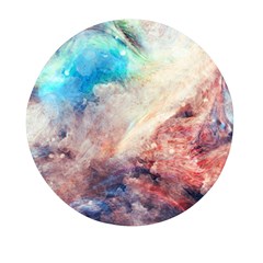 Abstract Galaxy Paint Mini Round Pill Box by goljakoff