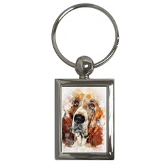 Dog Paint Key Chain (rectangle) by goljakoff