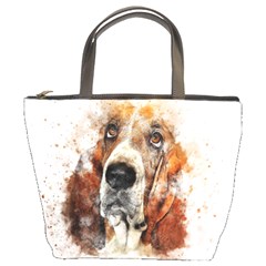 Dog Paint Bucket Bag by goljakoff