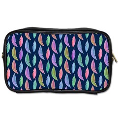 Watercolor Feathers Toiletries Bag (one Side) by SychEva