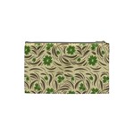 Folk floral pattern. Abstract flowers print. seamless pattern Cosmetic Bag (Small) Back