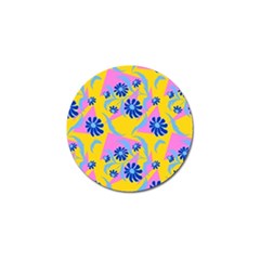 Folk Floral Pattern  Abstract Flowers Print  Seamless Pattern Golf Ball Marker (4 Pack) by Eskimos