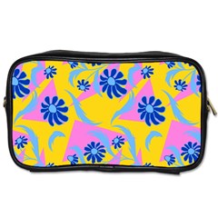 Folk Floral Pattern  Abstract Flowers Print  Seamless Pattern Toiletries Bag (one Side) by Eskimos