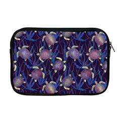 Turtles Swim In The Water Among The Plants Apple Macbook Pro 17  Zipper Case by SychEva