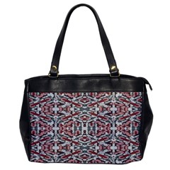 Multicolored Intricate Geometric Pattern Oversize Office Handbag by dflcprintsclothing