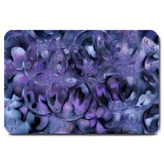 Carbonated Lilacs Large Doormat  by MRNStudios