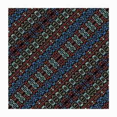 Multicolored Mosaic Print Pattern Medium Glasses Cloth by dflcprintsclothing