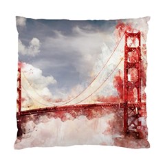 Golden Gate Bridge Standard Cushion Case (one Side) by goljakoff