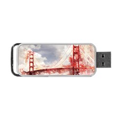 Golden Gate Bridge Portable Usb Flash (one Side) by goljakoff