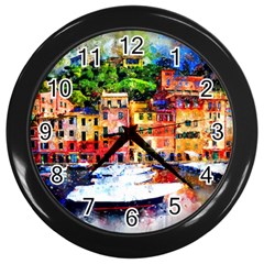 Pier Wall Clock (black) by goljakoff