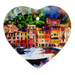 Pier Heart Ornament (two Sides) by goljakoff