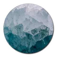 Green Blue Sea Round Mousepads by goljakoff