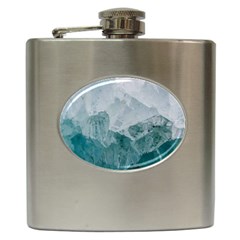 Green Blue Sea Hip Flask (6 Oz) by goljakoff