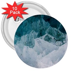 Blue Sea 3  Buttons (10 Pack)  by goljakoff