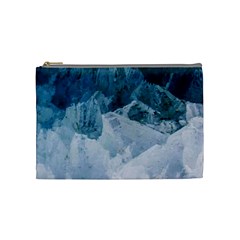 Blue Sea Waves Cosmetic Bag (medium) by goljakoff