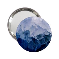 Blue Ice Mountain 2 25  Handbag Mirrors by goljakoff